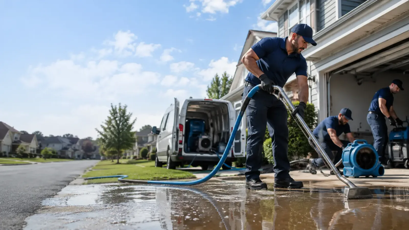 Flood Damage Restoration in Seven Mile, OH